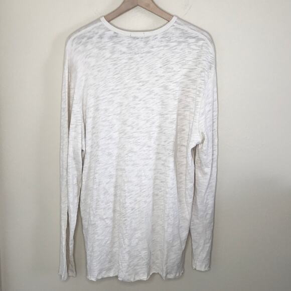 ATM Slub Jersey Destroyed Wash Henley Burnout Minimalist Basic Capsule Size XL - Picture 2 of 5